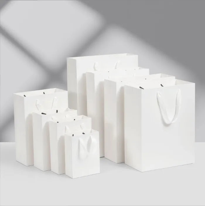 handbag paper bag thickening white card paper bag gift bag private kraft paper bag