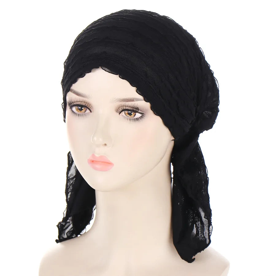 Women's Casual Classic Style Solid Color Polyester Hijab
