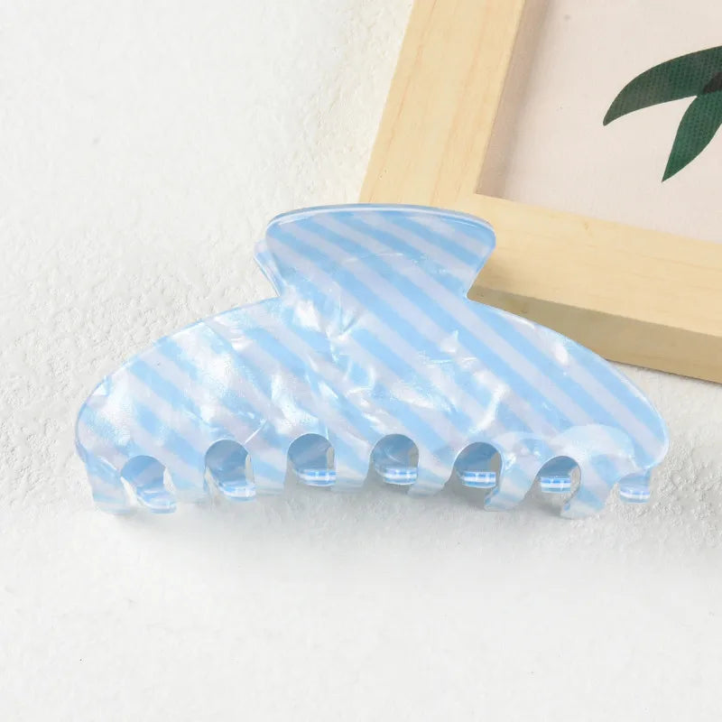 New Style Large Size Acetate Shark Clamp Hair Clip Women Luxury Fashion Hair Accessories Hair Claw For Thick Hair Tail