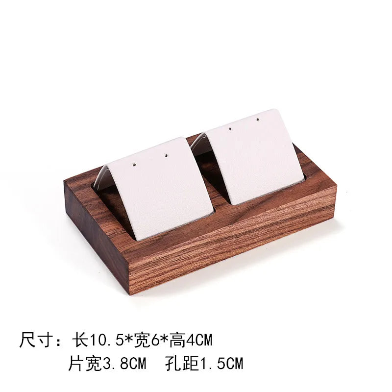 Walnut Jewelry Set Display Stand Necklace Pendant Showcase Stand High-End Feelings Craftsmanship Meticulously Designed