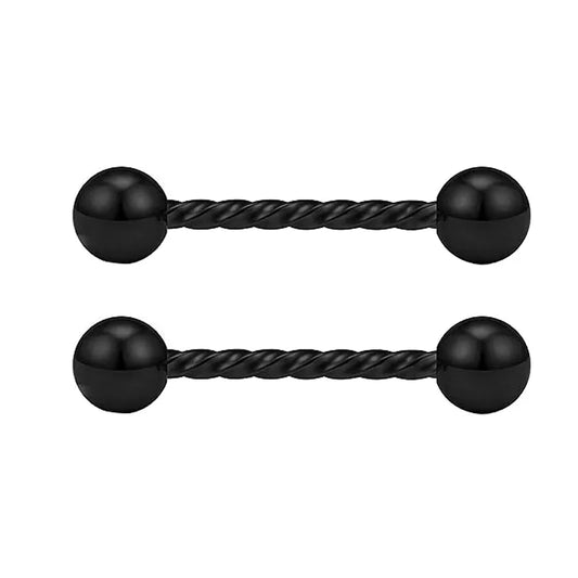 1 Pair Nipple Rings & Studs Simple Style Classic Style Solid Color 304 Stainless Steel Plating Nipple Rings & Studs