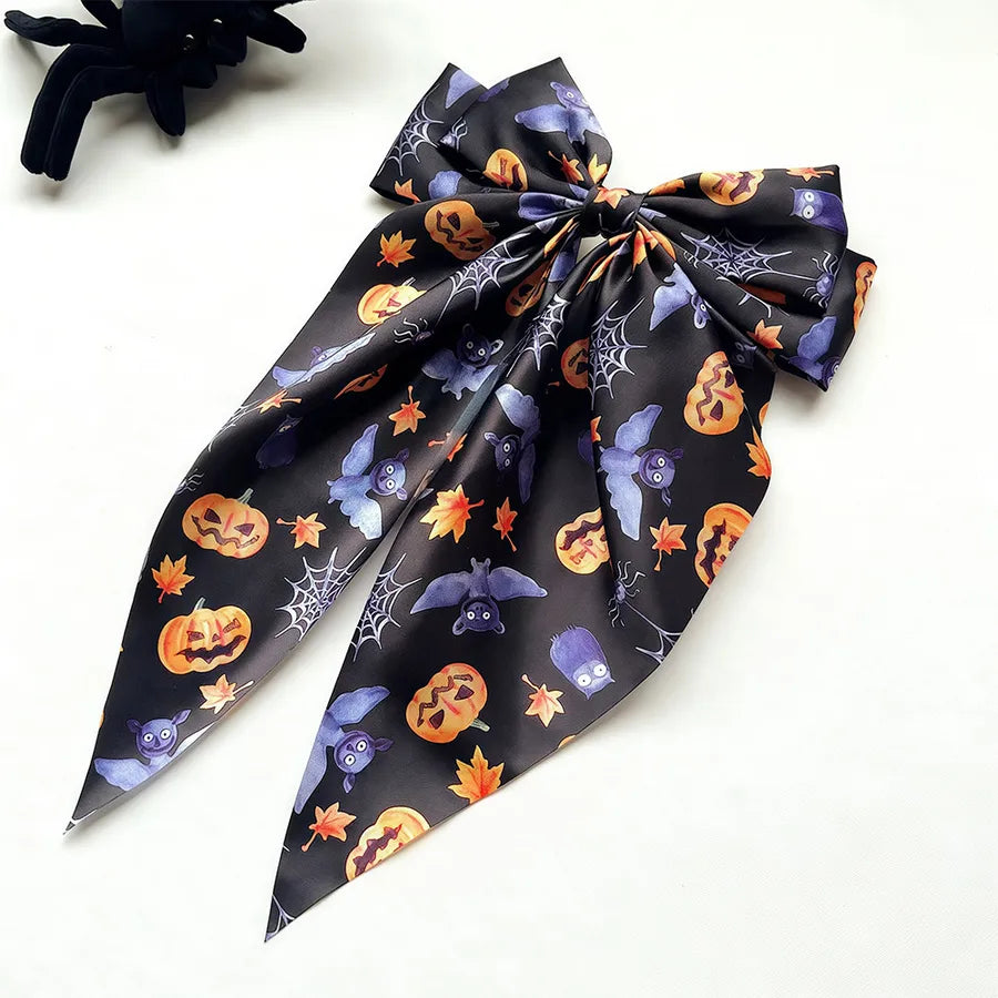 Halloween Cool Style Women's Spider Web Bat Ghost Hair Clip