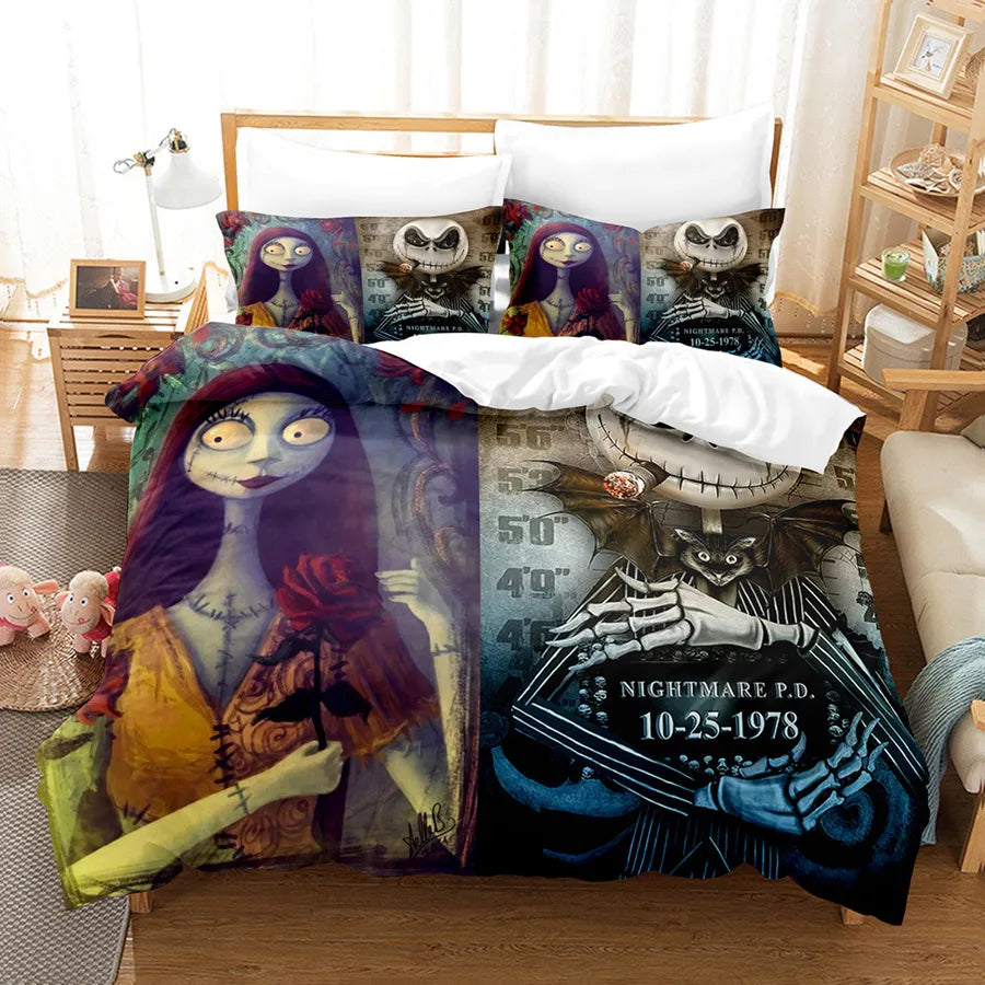 Halloween Casual Pumpkin Castle chemical fiber Beddings Bedding