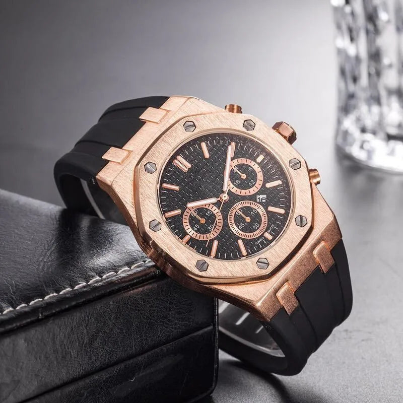 casual classic style geometric horseshoe buckle quartz women's watches