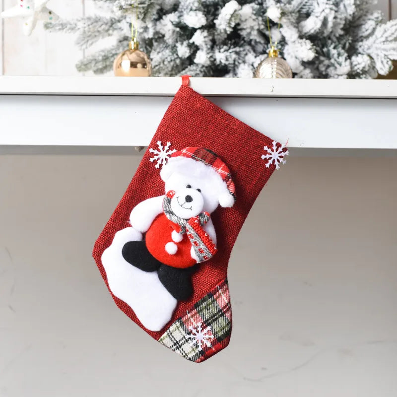 christmas cute santa claus snowman cloth party christmas socks