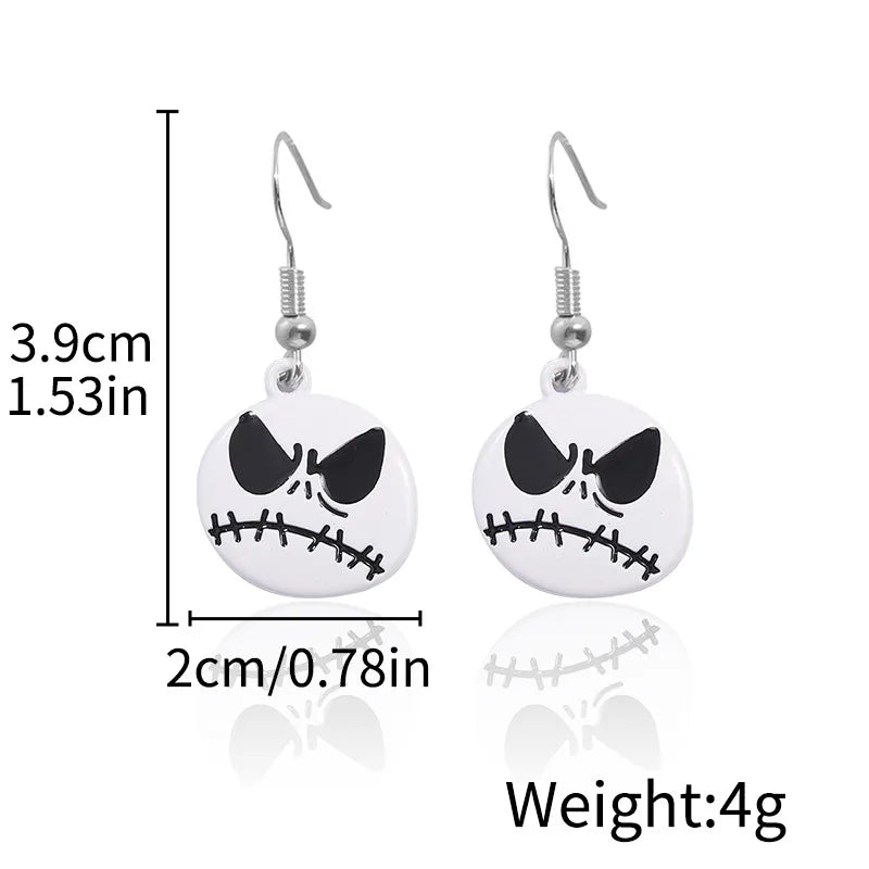 Halloween Ghost Devil Death Zombie Horror Pumpkin Skull Ear Cuff Alloy Geometric Pattern Unisex Original Design Jewelry Earring