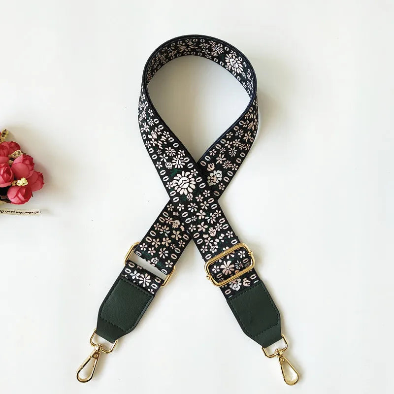 new flower shoulder accessories adjustable shoulder messenger women's bag strap
