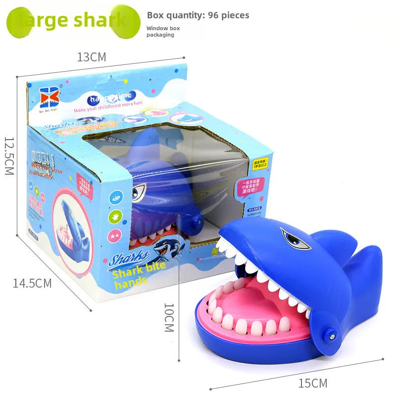 Crocodile toy finger biting mouth shark biting toy children's trick fun TikTok teeth biting hand crocodile
