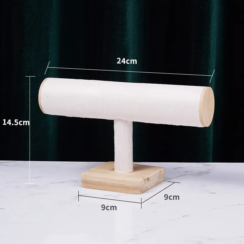1 Piece Flannel Basic Simple Style Solid Color Jewelry Display