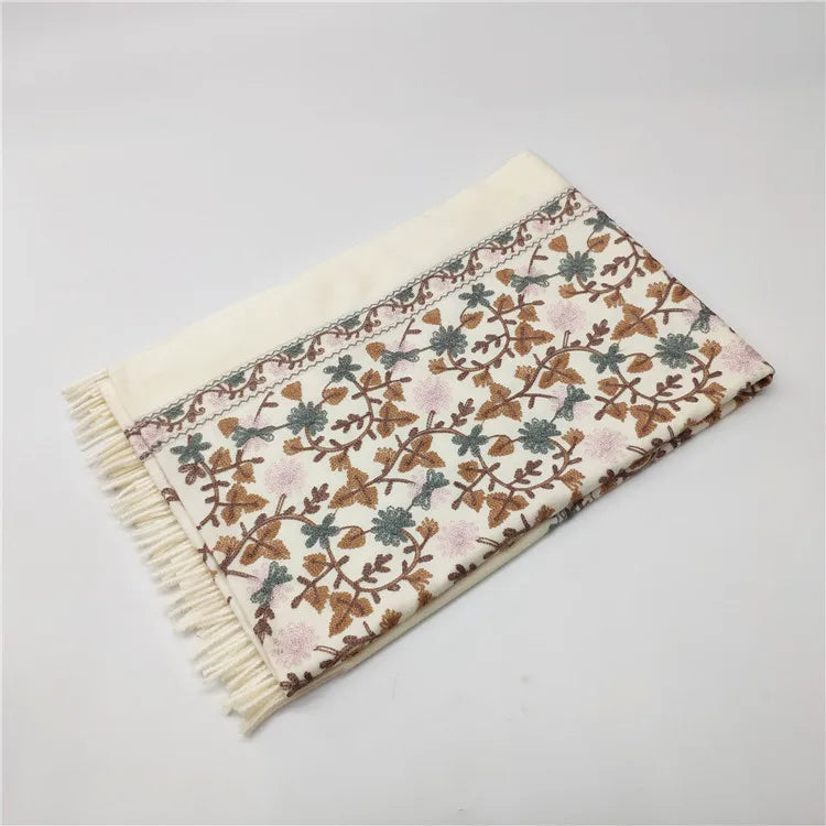 Women's Retro Ethnic Style Printing Imitation cashmere Scarf