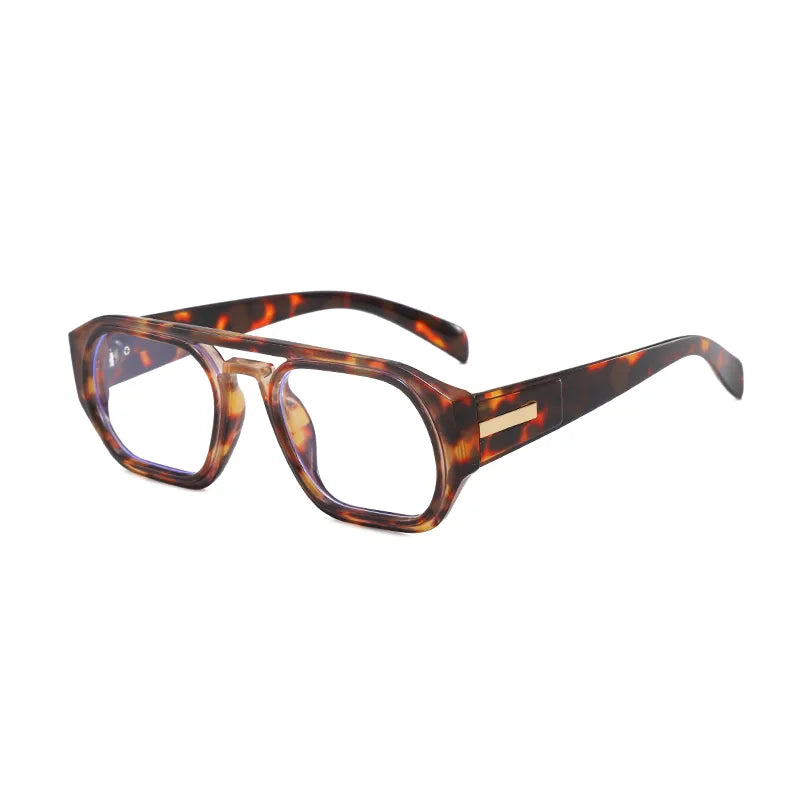 Personality Trend Simple Style Classic Style Solid Color Pc Polygon Full Frame Women's Sunglasses