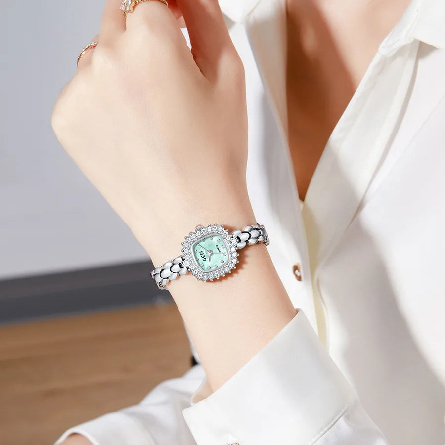 Vintage Style Classic Style Geometric Jewelry Buckle Quartz Watch Women's Watches