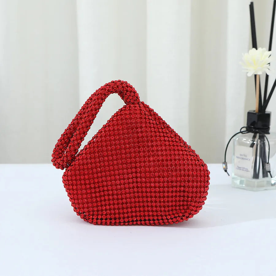 Foreign trade hot sale women's bag mine bag diamond fashion women's bag hand bag personality all-match handbag dinner bag wholesale