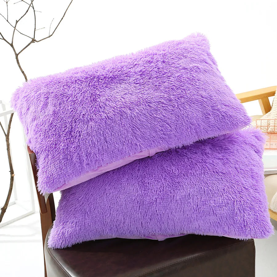 Casual Elegant Cute Solid Color Polyester Pillow Cases Bedding