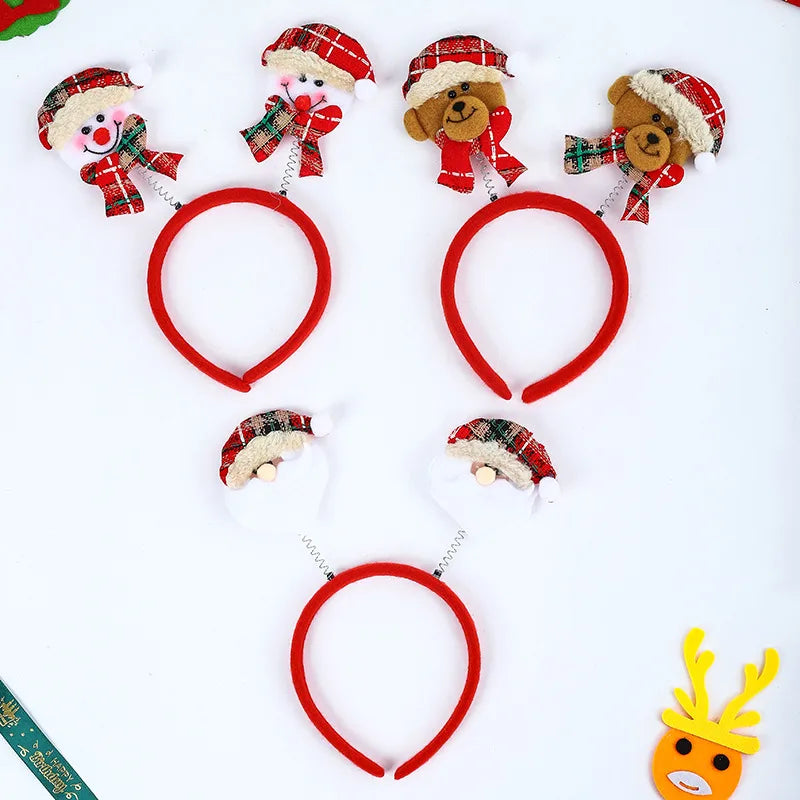 Christmas Cartoon Style Simple Style Color Block Nonwoven Holiday Daily Costume Props