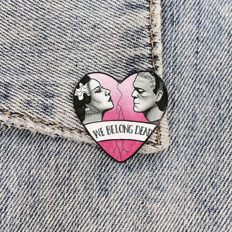 Funny Pin Human Skull Alloy Unisex Brooches