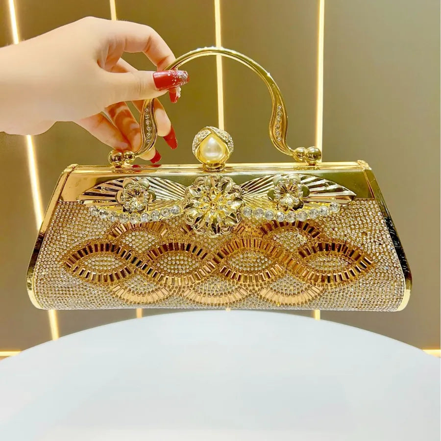 New Women's Large Capacity Handbag Evening Bag Shoulder Crossbody Bag Handbag Polyester Square Bag Lock Buckle Fashion Element