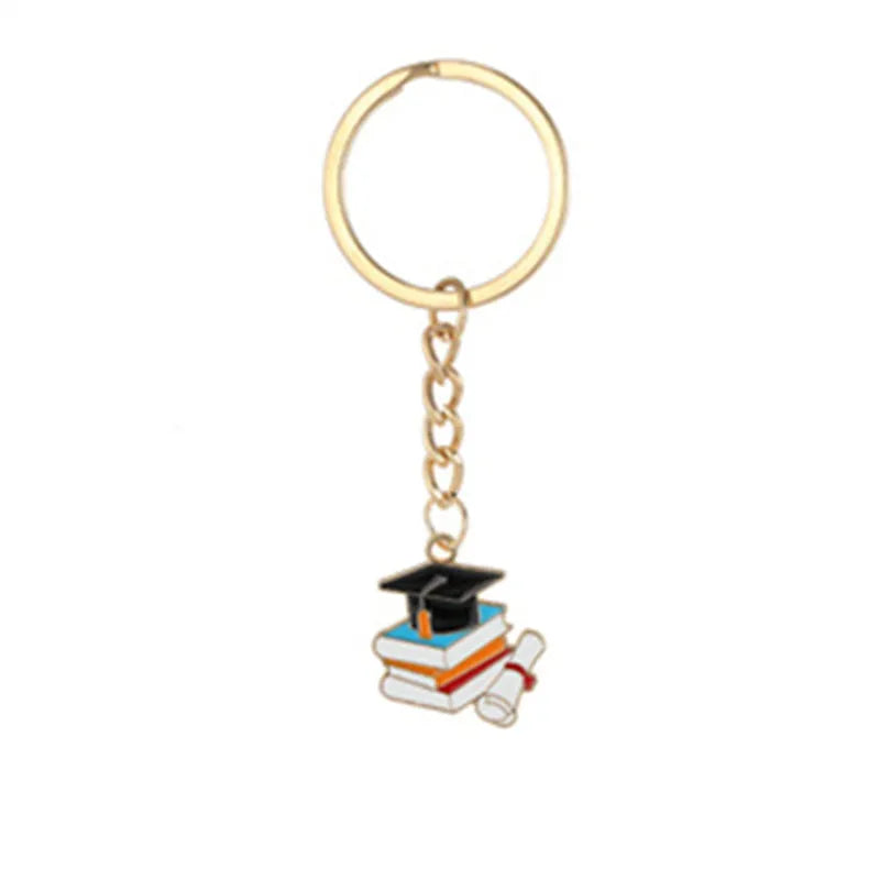1 Piece Modern Style Simple Style Book Alloy Stamping Stoving Varnish Plating Unisex Screw Clasp Closure Keychain