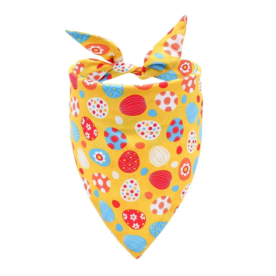 Cute Polyester Easter Cartoon pet saliva towel