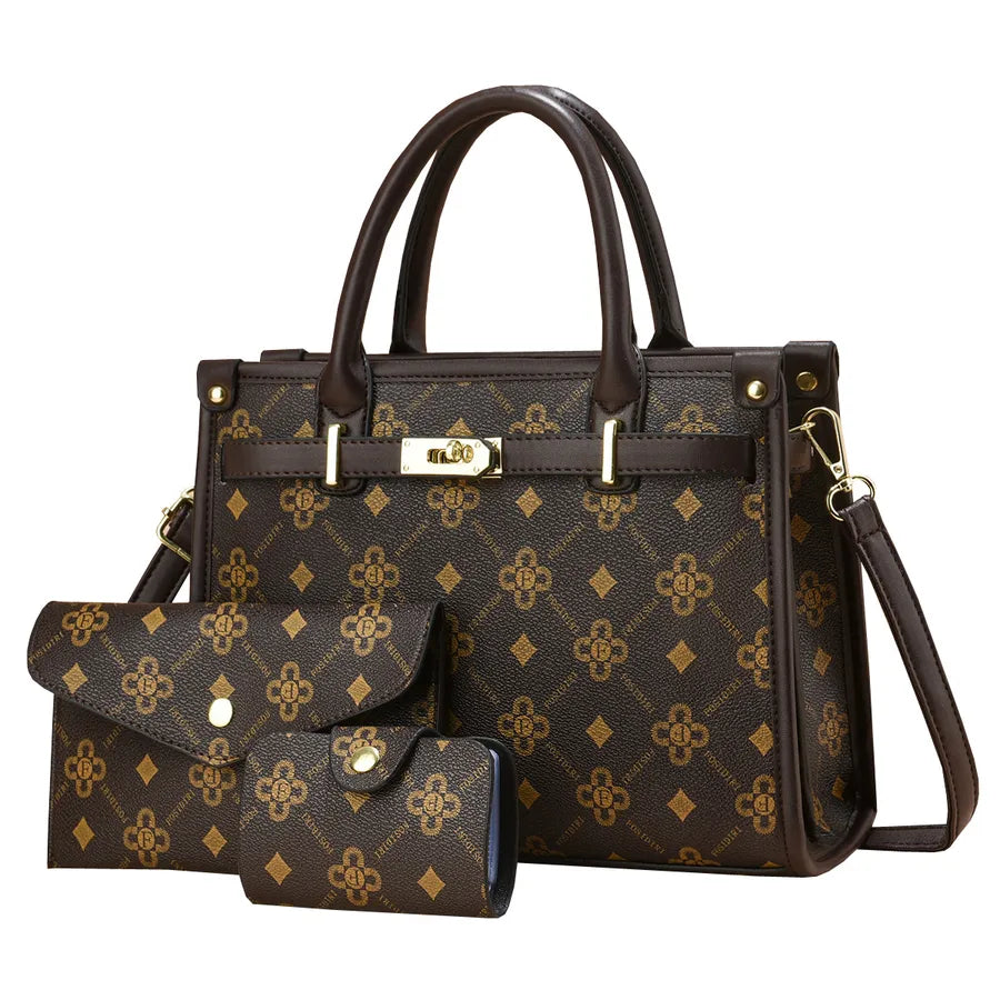 [Women's Bag Wholesale]  New Women's Bag Women's Large Capacity Handbag Middle-aged Mother Shoulder Crossbody Bag