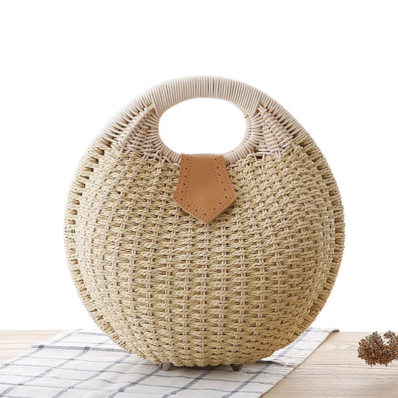 women's medium straw bag