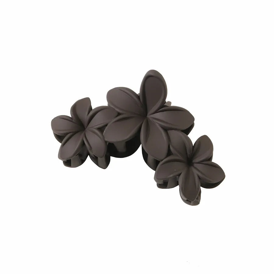 Simple Style Classic Style Women's Plumeria Plastic Stoving Varnish Hair Claws