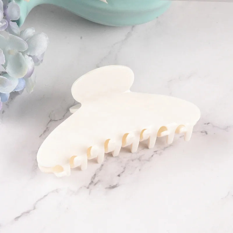 New Style Large Size Acetate Shark Clamp Hair Clip Women Luxury Fashion Hair Accessories Hair Claw For Thick Hair Tail