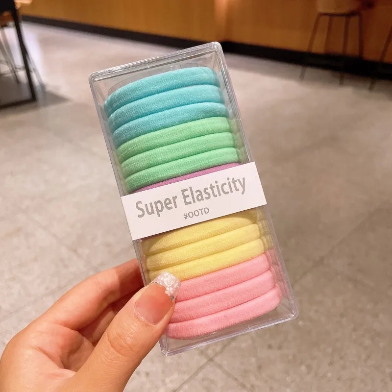 Simple Style Girl'S Solid Color Cloth Hair Tie