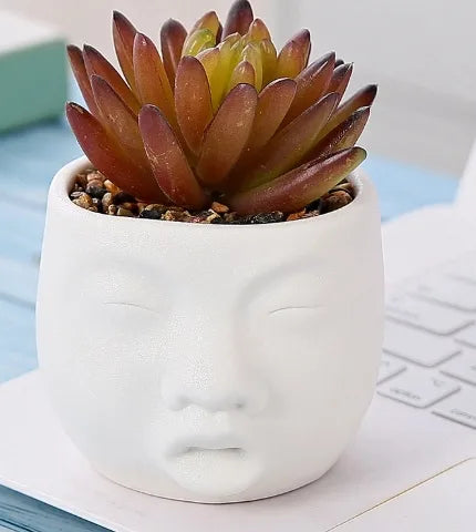 Casual Elegant Lady Geometric ceramics Vase Artificial Decorations
