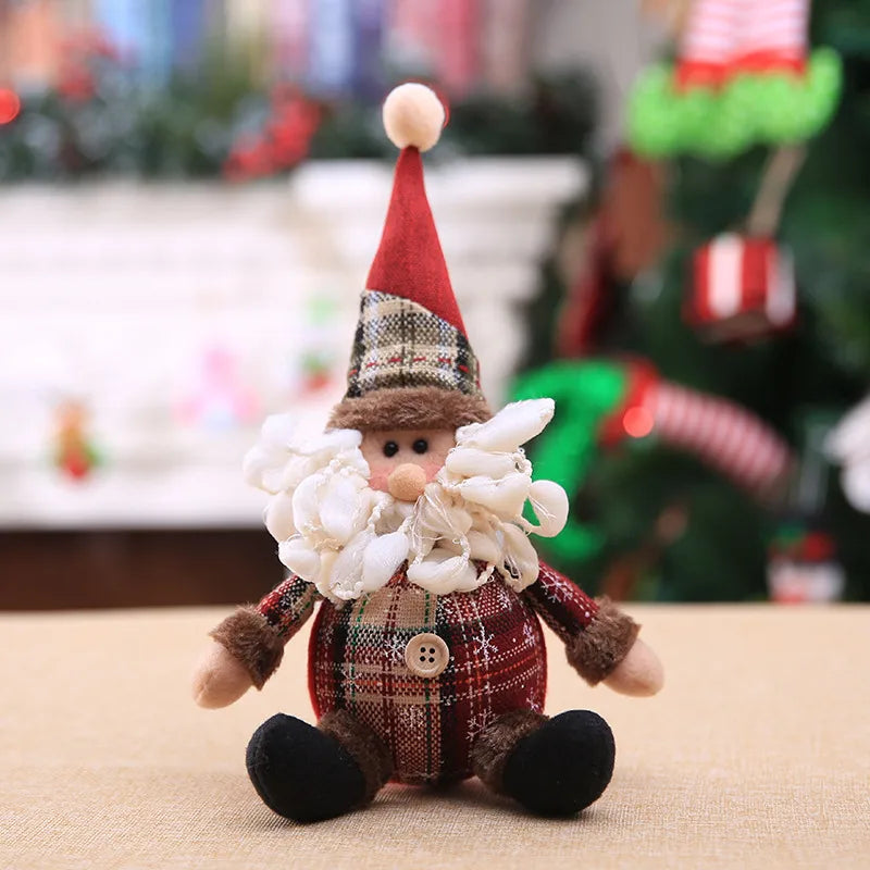 Christmas Cute Santa Claus Snowman Party Decorative Props