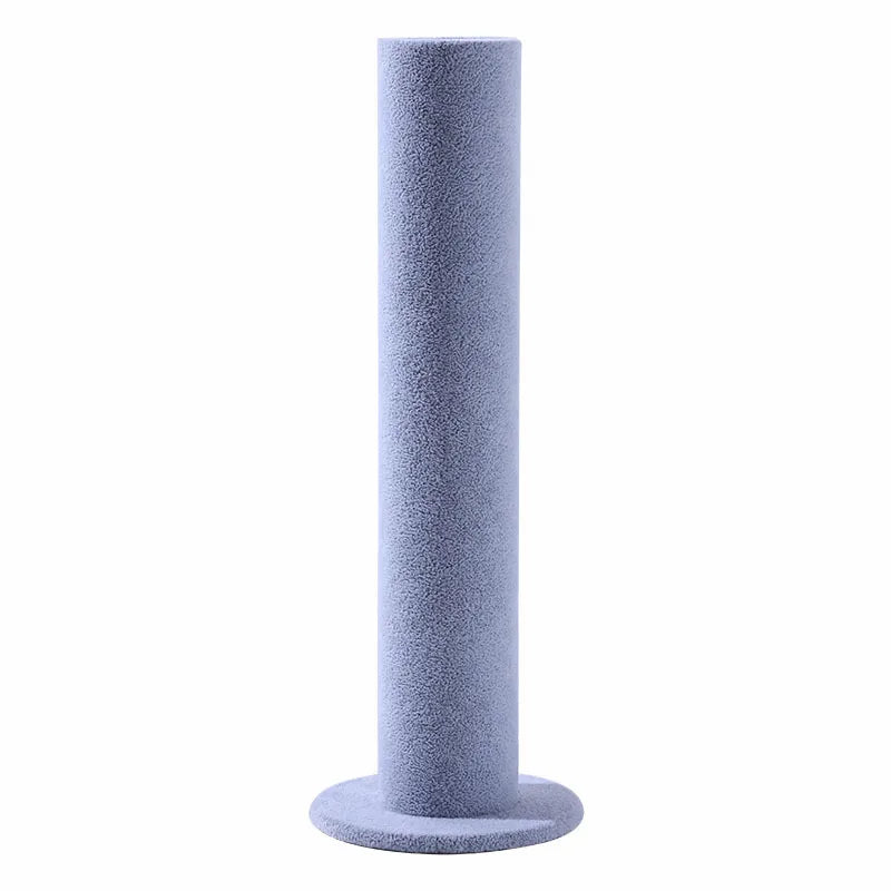 High-grade flannel head rope rubber band head flower display stand bead string watch hair band bracelet storage rack jewelry store Chaotian pillar