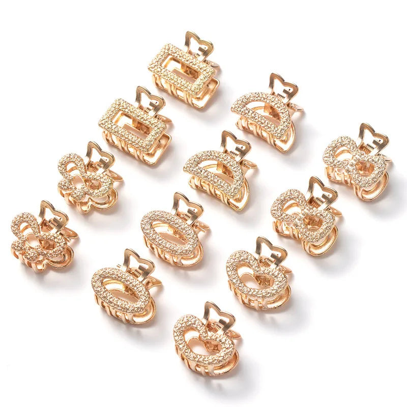 Simple Style Women's Geometric Metal Hair Claws