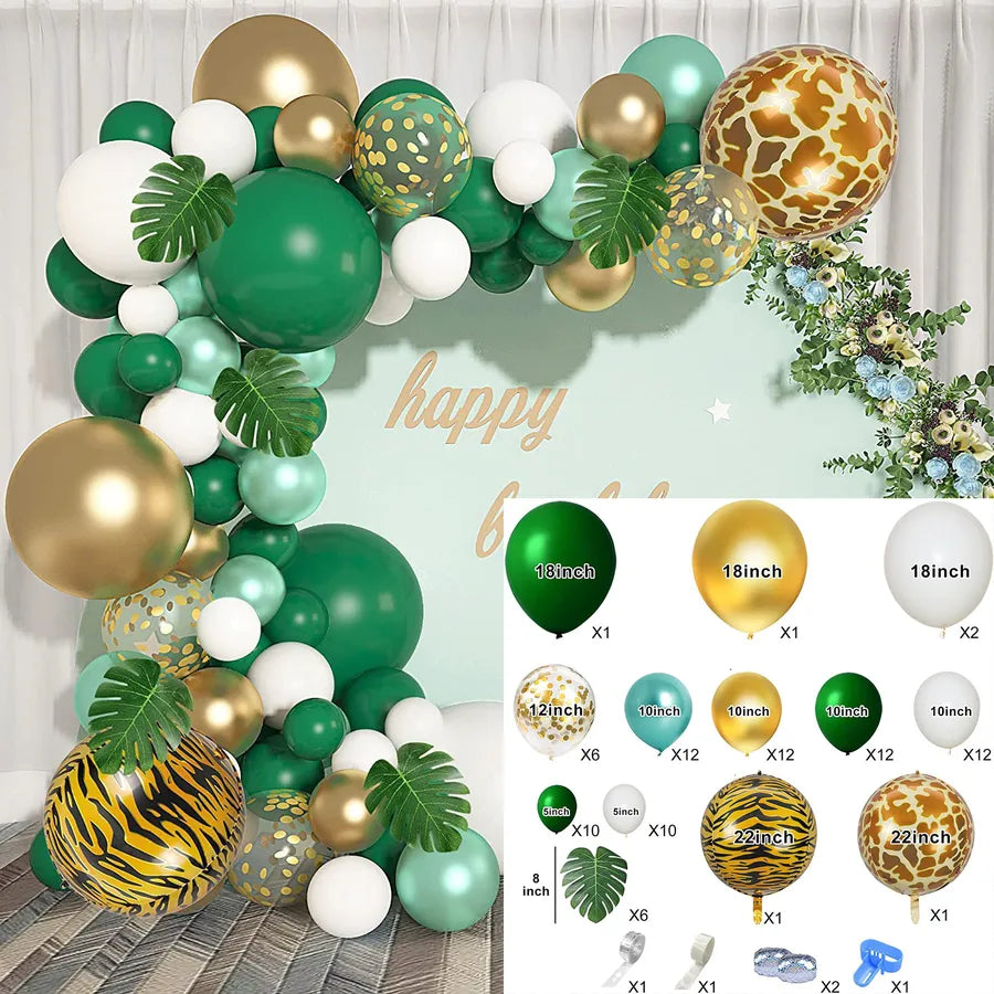 10 Series Birthday Party Decoration Balloon Suit Balloon Chain Arch Wedding Wedding Room Scene Arrangement