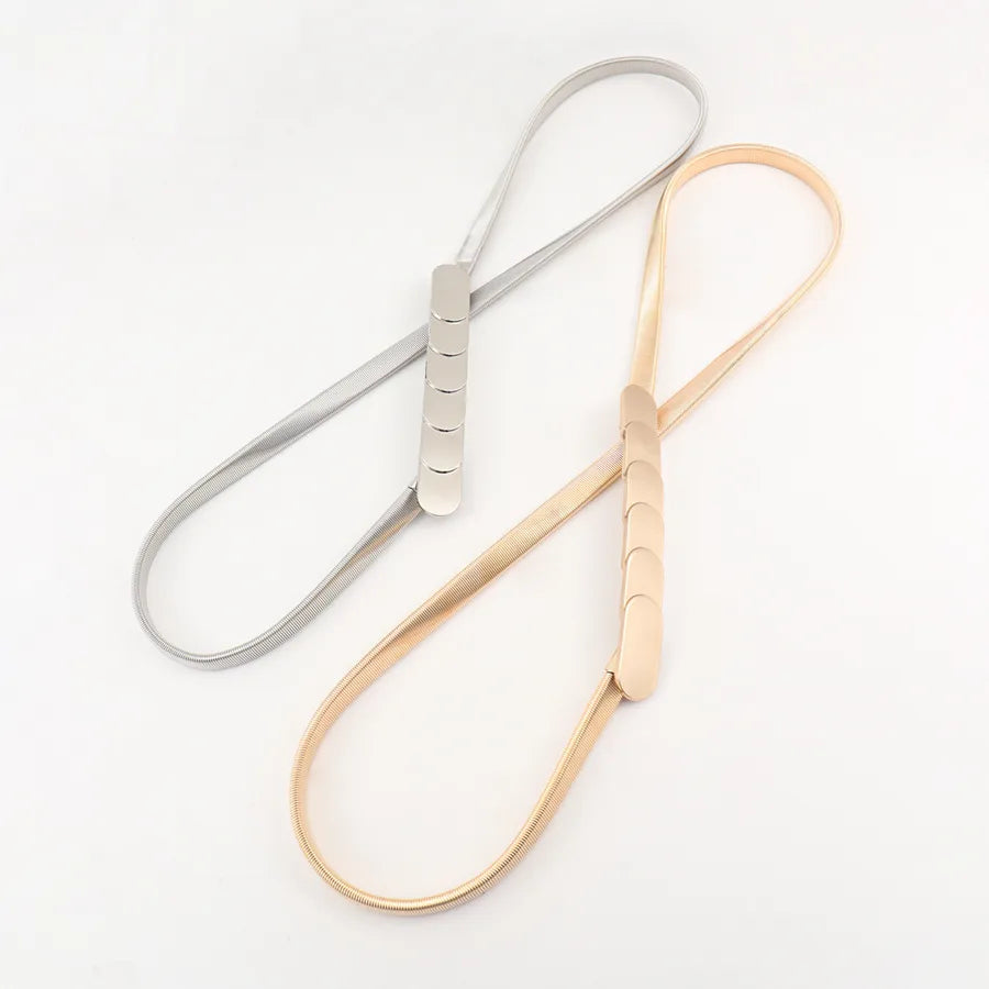 fashion geometric heart shape metal women's chain belts