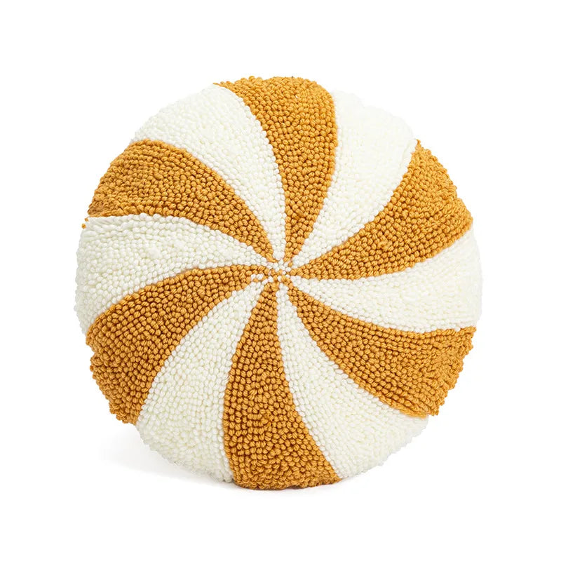 Christmas New Style Ins Wind Cushion Living Room Home Sofa Pillow Flocking Embroidery Candy Cushion Cover