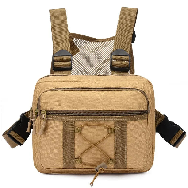 Tactical Chest Bag New Sports Vest Chest Bag Camouflage Fashionable Outdoor Tooling Vest Tactical Backpack