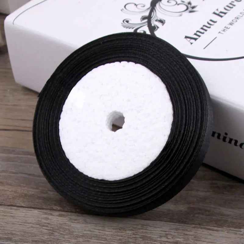 6mm Wide Ribbon Red Ribbon Fabric Ribbon 6mm Packaging Woven Hair Ribbon Thin Ribbon Headwear Hair Accessories Gold Line Ribbon