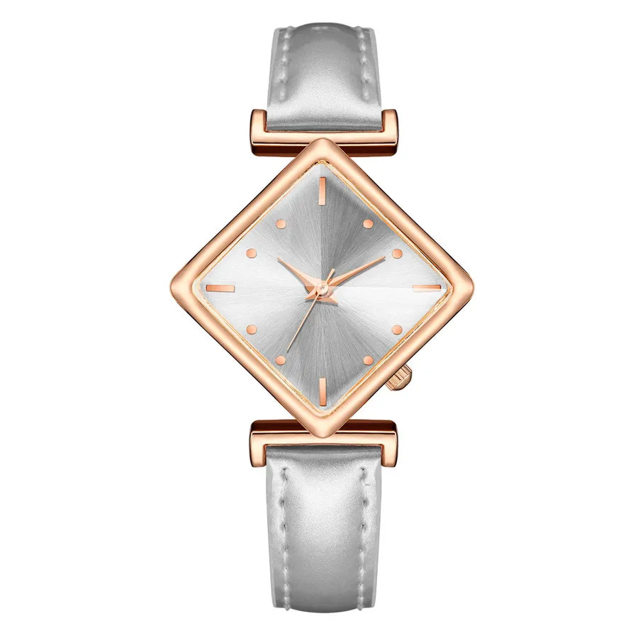 trendy fashion bright belt wrist diamond dial quartz ladies belt watch