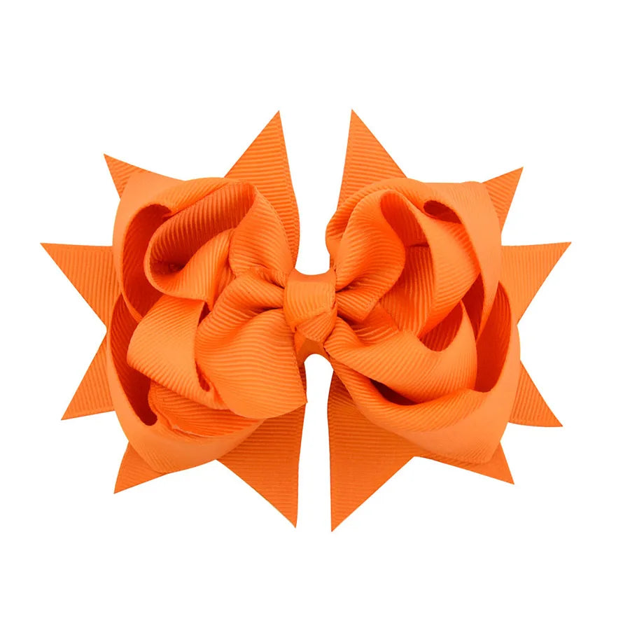 new simple flower fishtail bow hairpin set