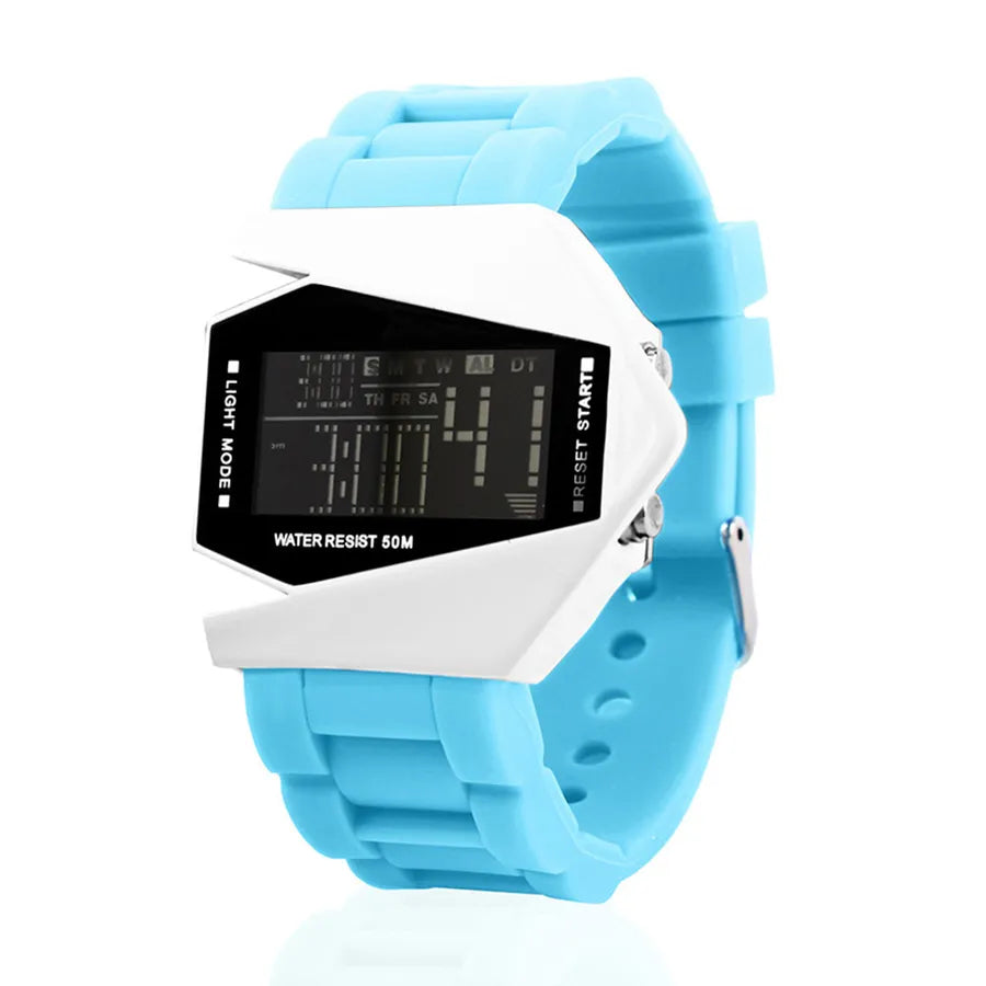 Vacation Simple Style Solid Color Electronic Watch Women's Watches