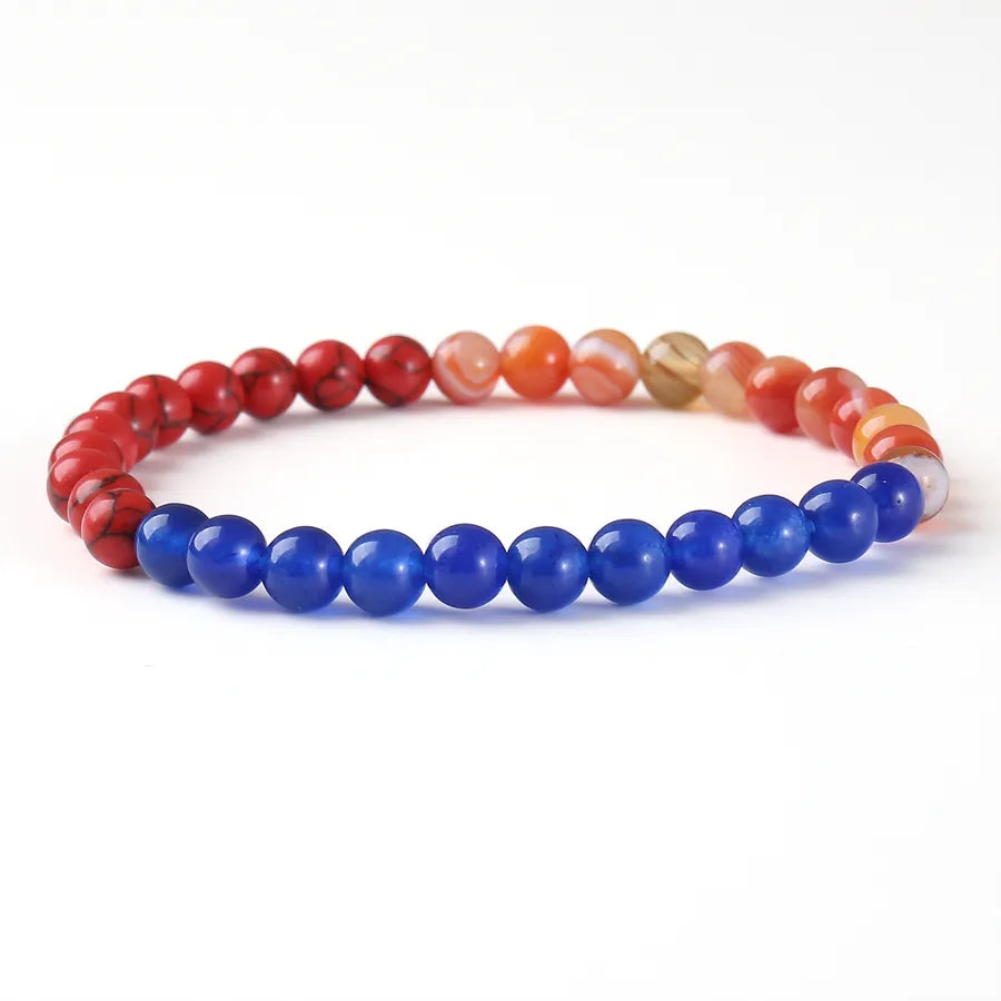 Commute Round natural stone Beaded Chain Bracelets In Bulk