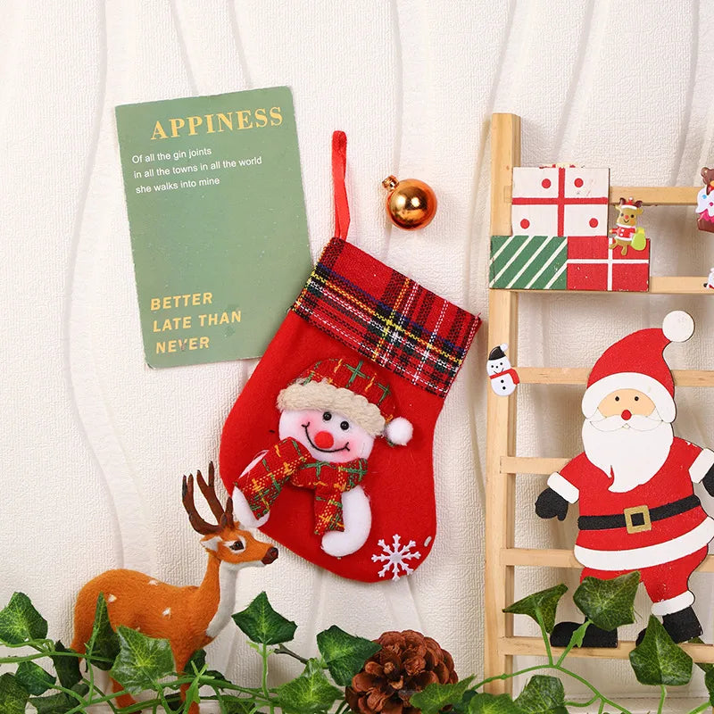 christmas cute santa claus snowman cloth party christmas socks