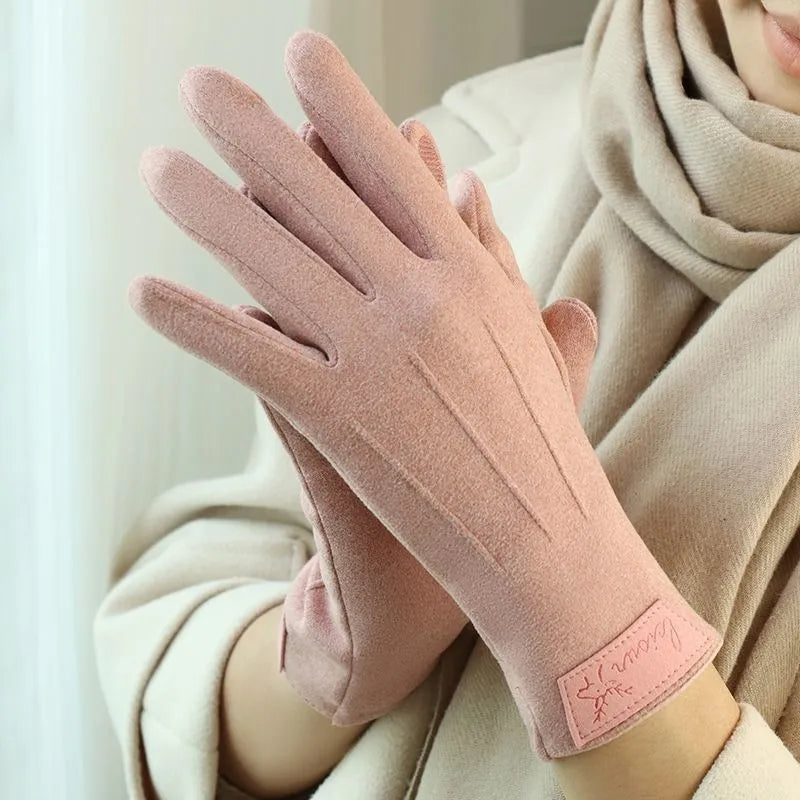 Women's Casual Sweet Solid Color Gloves