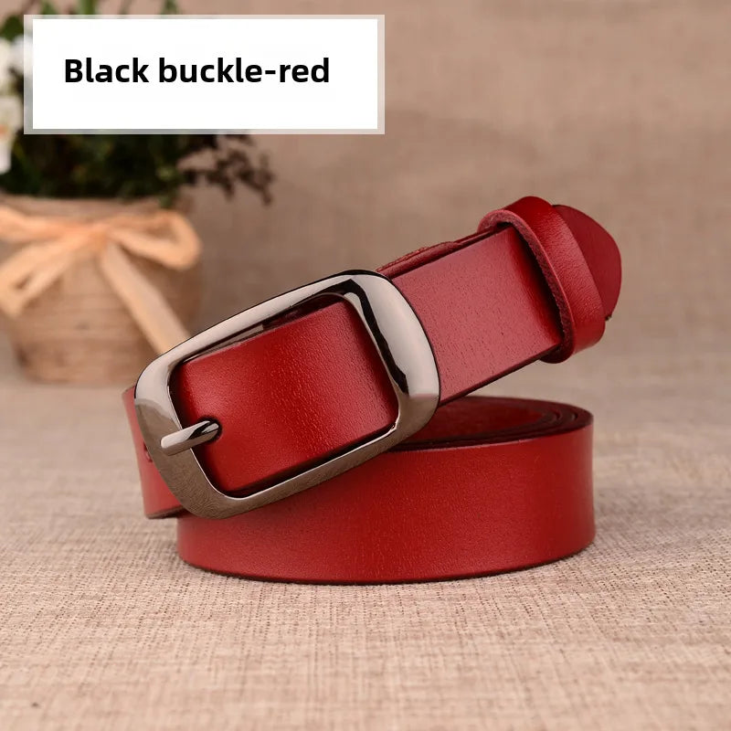women's leather belt genuine leather women's leather casual belt decoration fashion all-matching  wholesale delivery