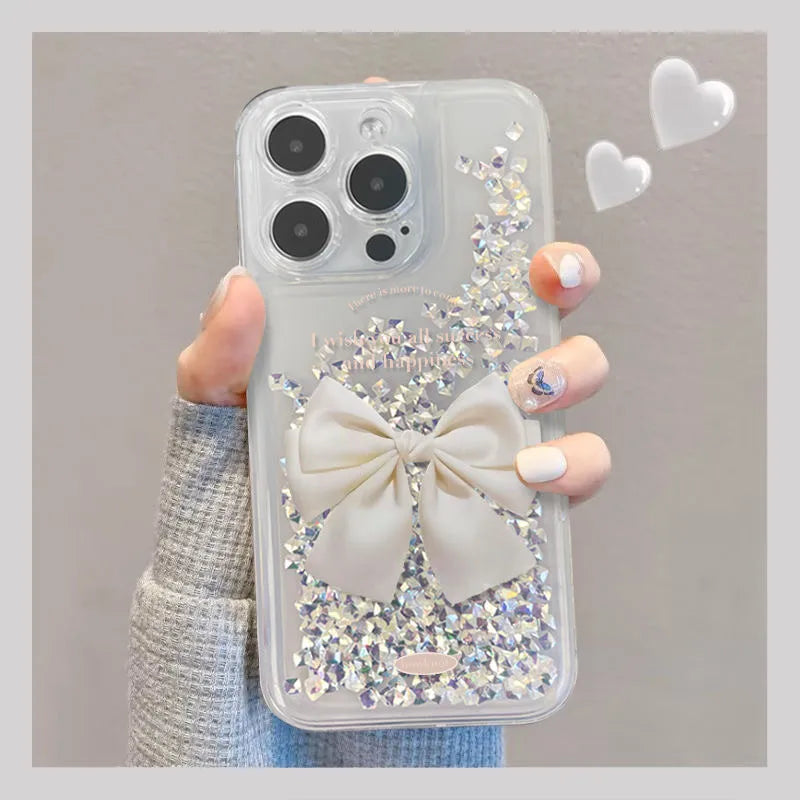 tpu Bow Knot Lady Simple Style Phone Cases Phone Accessories