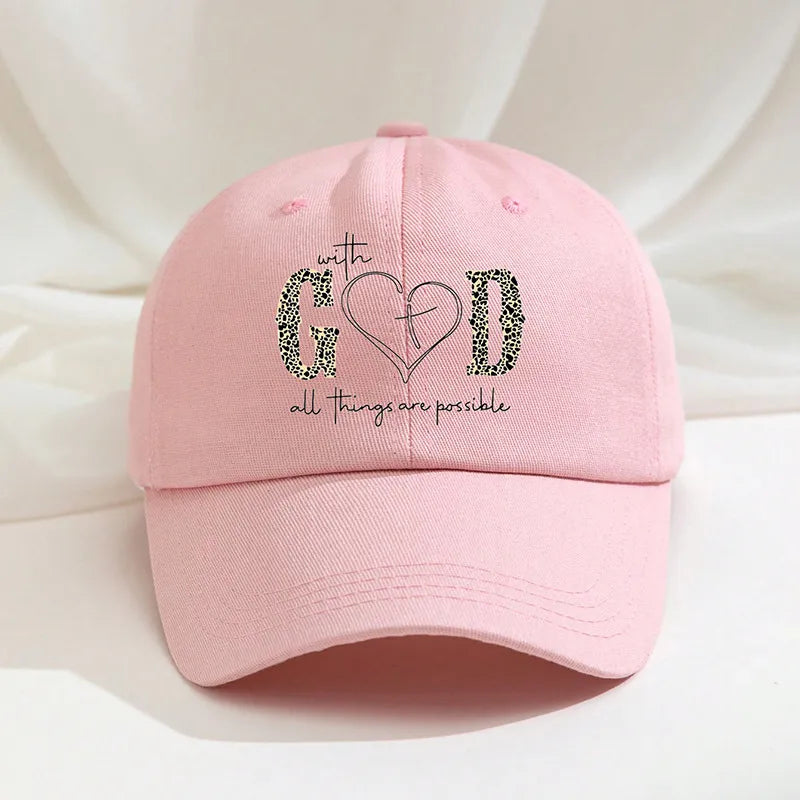 Women's Vacation Classic Style Letter Curved Eaves Baseball Cap
