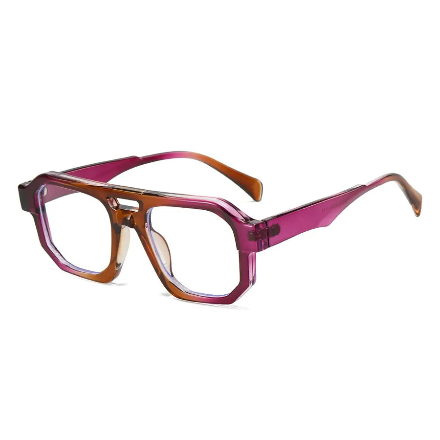 Casual Basic Simple Style Geometric Pc Square Full Frame Men's Sunglasses