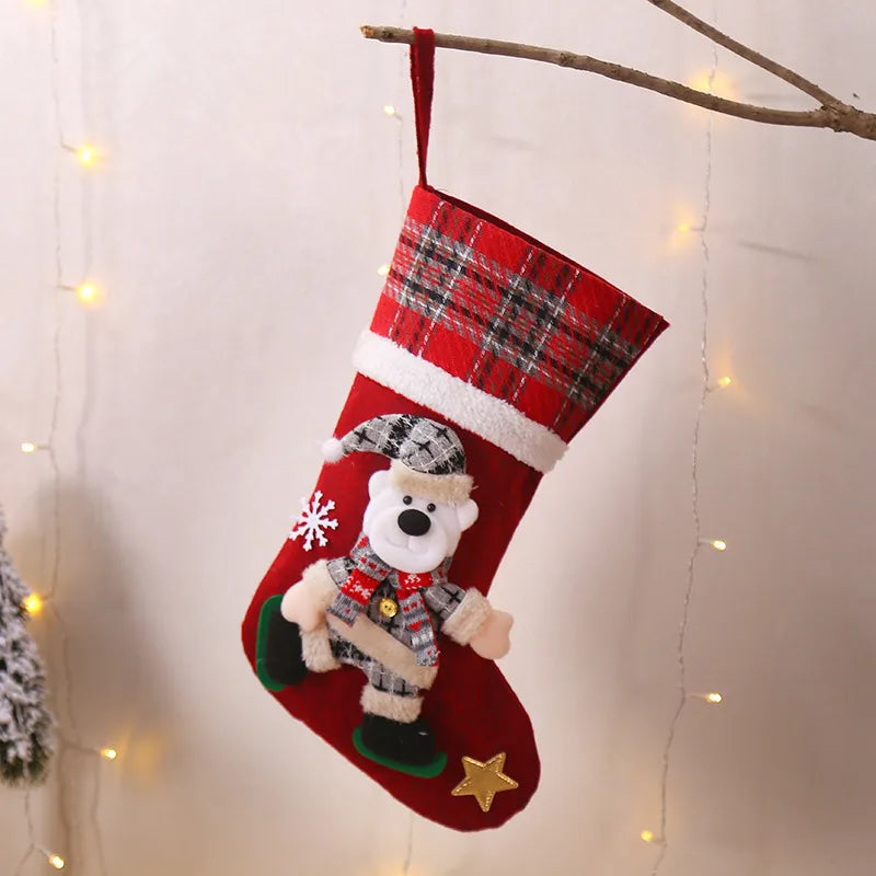 Christmas Fashion Snowman Elk Party Christmas socks