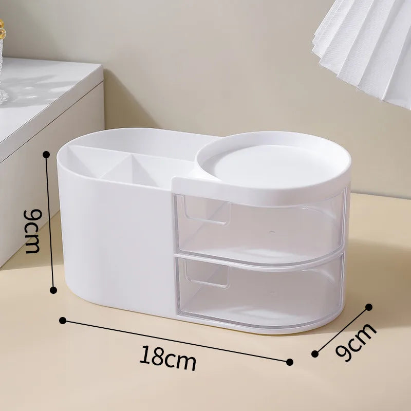 Solid Color PS Plastic Simple Style Storage Box