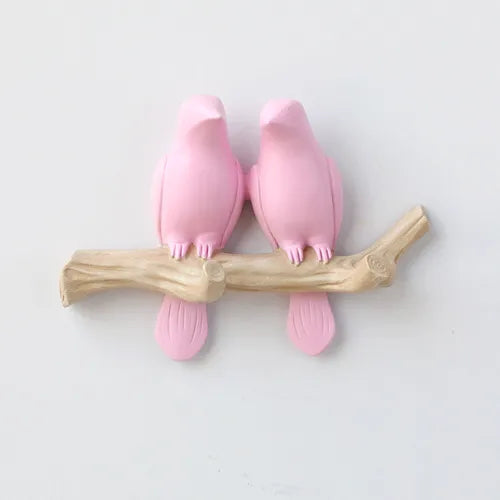 Nordic Creative Bird Decoration Hook Hallway Wall Seamless Key Hook Punch-free Wall Decoration Wall Hanging Coat Hook